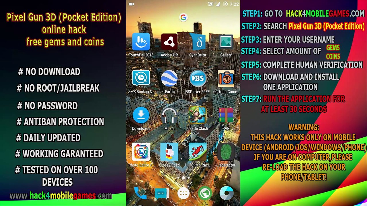 Pixel Gun 3D (Pocket Edition) hack tool