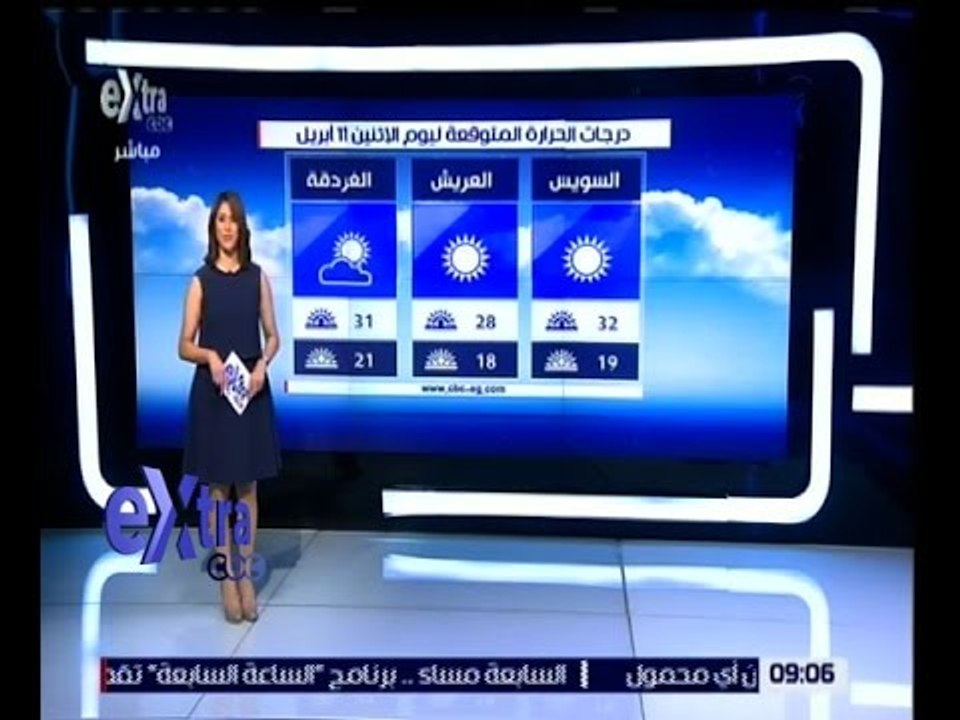 غرفة الأخبار | درجات الحرارة المتوقعة ليوم الاث...