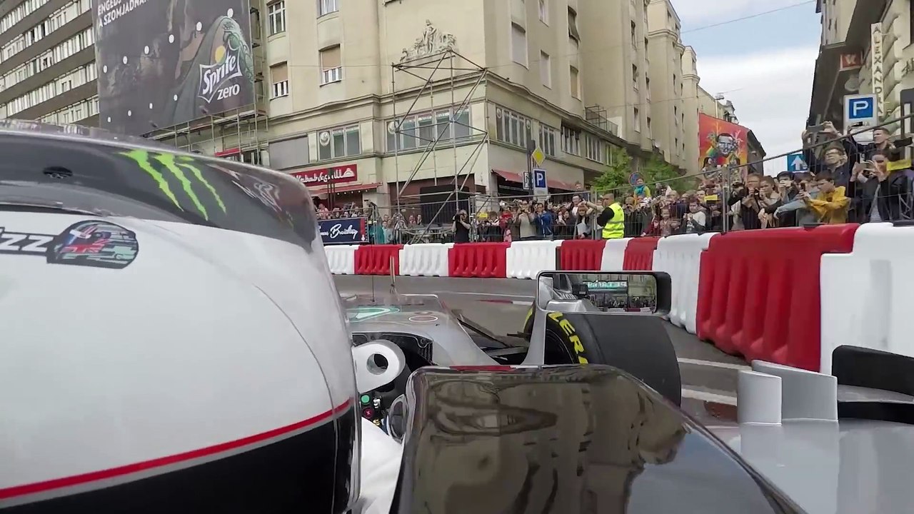 VÍDEO: Valtteri Bottas, a 250 km/h con un Fórmula 1 por Budapest