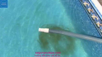 Thêm cát vào bộ lọc cát hồ bơi mà không cần mở bộ lọc / bơm