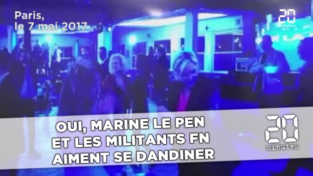 Oui, Marine Le Pen et les militants FN aiment se dandiner