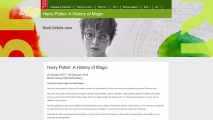 British Library Announces a Dream Job for Harry Potter Fans