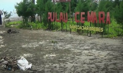 Pulau Cemara Jadi Destinasi Baru di Brebes