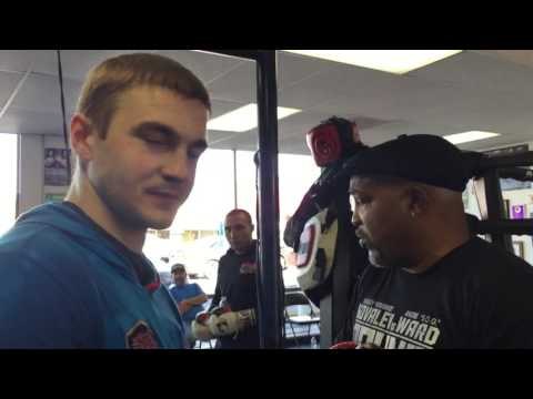 Elia kick boxing champ from Russia 147 now a pro boxer