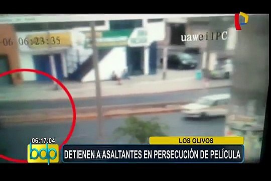 Los Olivos: detienen a asaltantes tras intensa persecución