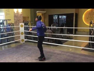 brandyn lynch working out - esnews boxing