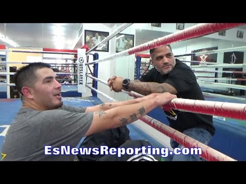 WHAT HAPPENED WHEN BRANDON RIOS SPARRED ROBERT GRACIA; WARNS RICKY FUNEZ AHEAD OF SPARRING SESSION