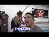 Brandon Rios and Ricky Funez Who Trains Justin Beiber on the punch beiber landed EsNews Boxing