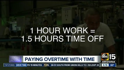 Paying overtime with time off?