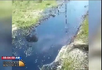 Se volcó un tanquero de petroleo en juan dolio en una zona turistica de RD