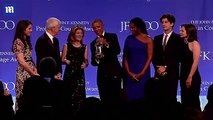 Barack Obama honored with JFK Profile in Courage award