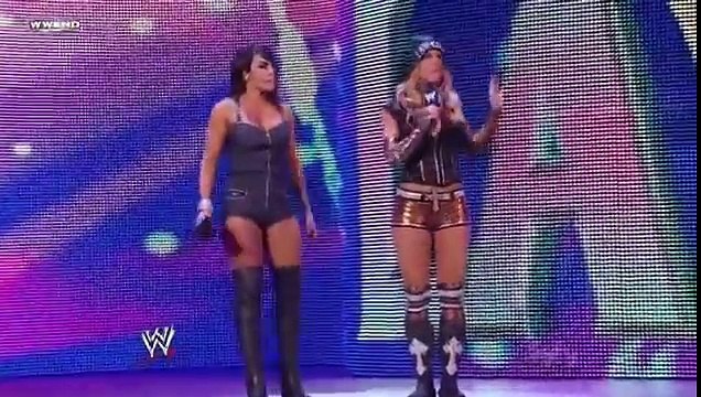 WWE Michelle McCool, Layla vs Kelly Kelly show