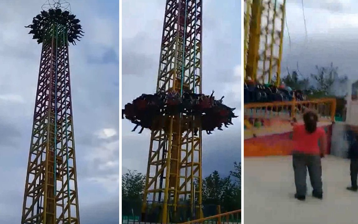 Accident : Une nacelle s’écrase au sol sur une tour de chute libre