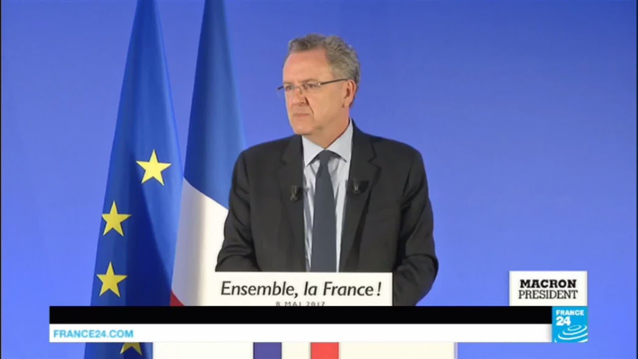 France Presidential Election: En Marche spokesman gives press conference after Macron's victory