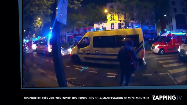 Des policiers très violents envers des jeunes lors de la manifestation de Ménilmontant (Vidéo choc)