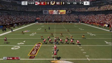 TD Charles vs Washington D.C Madden NFL 17