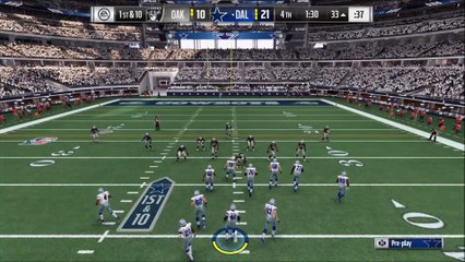 TD Morris vs Oakland Madden NFL 17