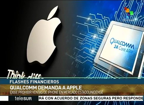 Qualcomm demanda a Apple, amenaza con bloquear distribución de iPhone