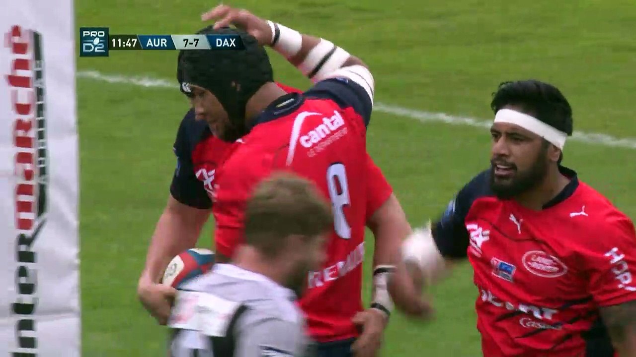 J30 Résumé Stade Aurillacois - US Dax - PRO D2 - Saison 2016-2017