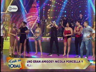 ¿No eran amigos? - Nicola Porcella y Flavia Laos tuvieron enfrentamiento en EEG