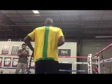 Epic Mitt Work By Walters Gets Ready For Lomachenko - esnews boxing
