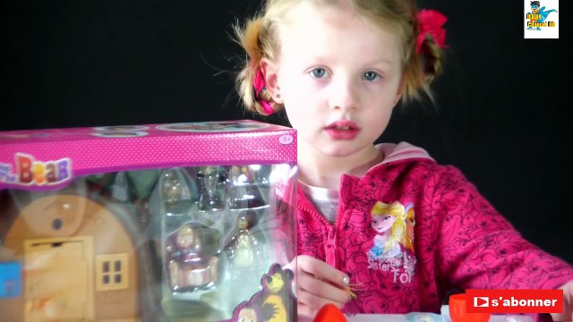 oeuf & jouet MACHA & THE BEAR + kinder surprise # toys & surpise egg