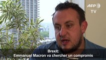 Emmanuel Macron va chercher un compromis sur le Brexit
