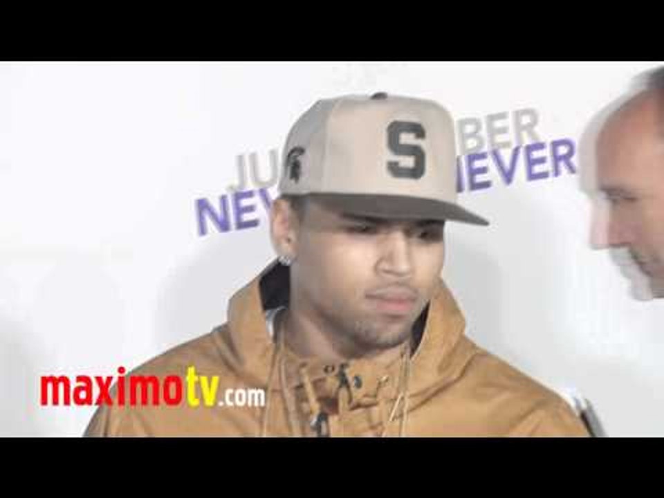 Chris Brown "Never Say Never" Los Angeles Premiere Purple Carpet
