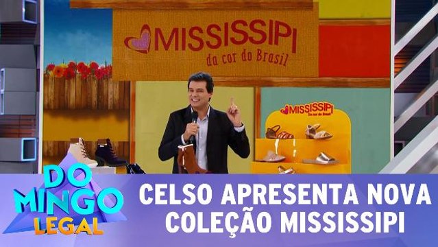 Celso Portiolli apresenta nova coleção de calçados Mississipi