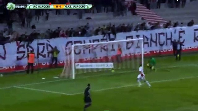 1-0 Riad Nouri (Penalty) Goal HD - AC Ajaccio 1-0 Gazelec Ajaccio 08.05.2017