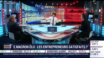 Emmanuel Macron élu: Les entrepreneurs sont-ils satisfaits ? - 08/05