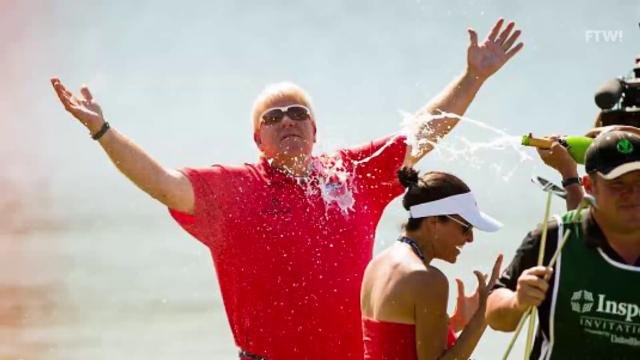 John Daly wins first tournament in 13 years, celebrates in 'John Daly' fashion