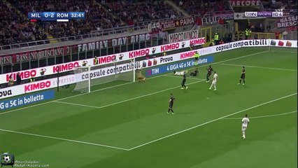 ملخص مباراة روما وميلان 4-1