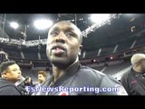 ANDRE BERTO HAD ANDRE WARD WINNING BY 1; RECOUNTS WHAT HE TOLD WARD REGARDING KNOCKDOWN