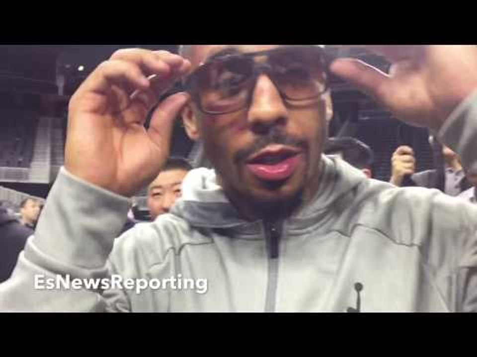 ANDRE WARD, VIRGIL & TEAM SECONDS AFTER WIN OVER KOVALEV - EsNews Boxing