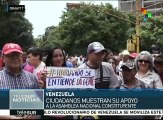 Venezuela: ciudadanos muestran su apoyo a la asamblea constituyente