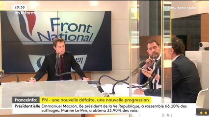 Frank Tapiro (communicant) : "La petite rose bleue [de Marine Le Pen] est le logo de l'UMPS"