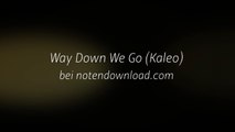 Noten bei notendownload - Way Down We Go (Kaleo)