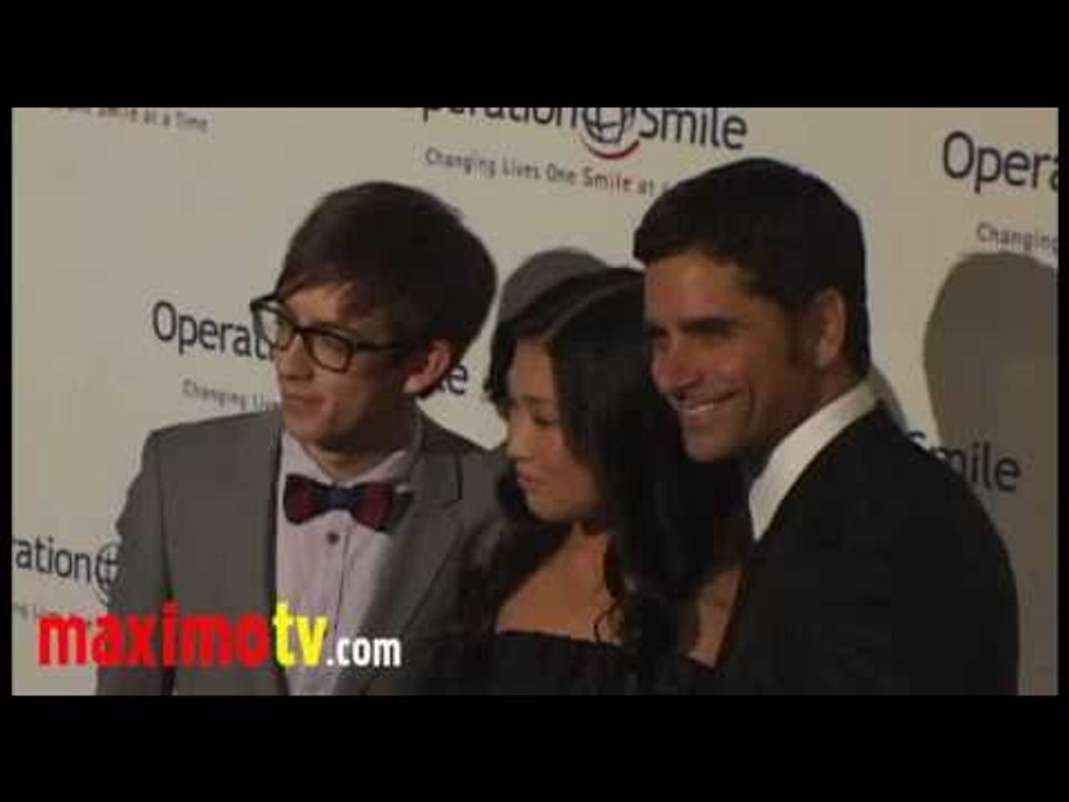 GLEE Kevin McHale, Jenna Ushkowitz, John Stamos at Operation Smile Gala 2010