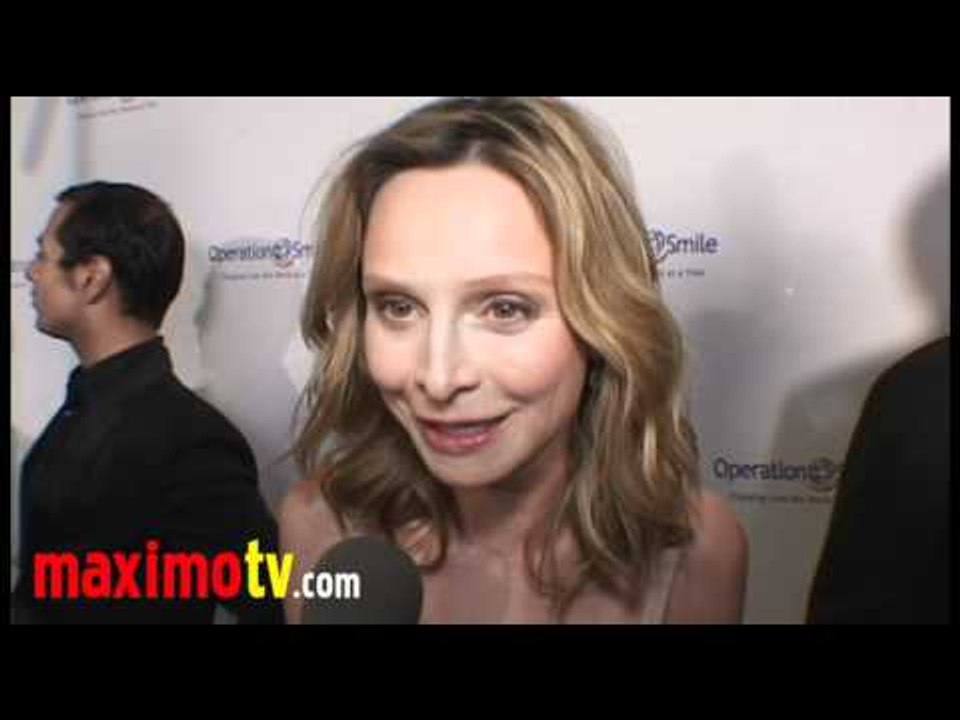 Calista Flockhart on Children at Operation Smile Gala 2010