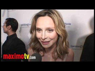 Calista Flockhart on Children at Operation Smile Gala 2010