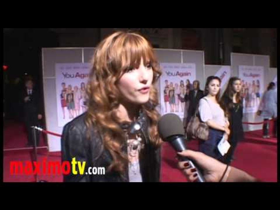 Bella Thorne (Shake It Up!) Interview at "You Again" Premiere
