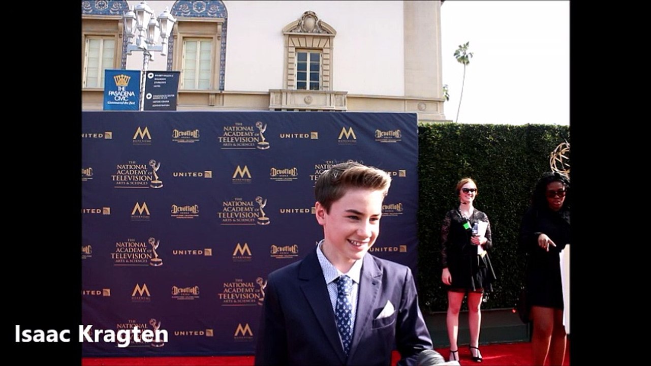 Issac Kragten of Odd Squad at 2017 Creative Arts Daytime Emmys