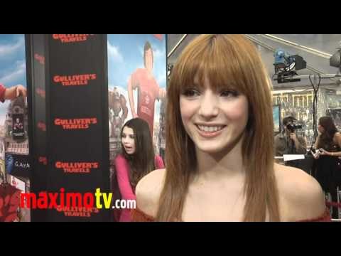 Bella Thorne and Jimmy Bennett Interview at Gulliver's Travels Premiere