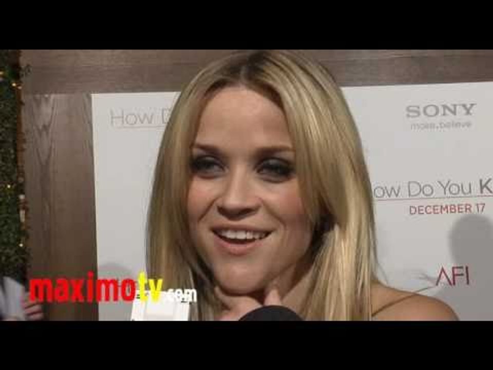 REESE WITHERSPOON Interview at "How Do You Know" Premiere