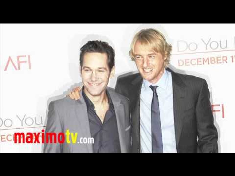 PAUL RUDD & OWEN WILSON at "How Do You Know" Premiere