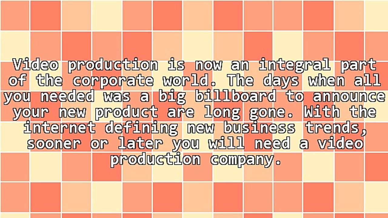 Reason You Should Hire a Video Production Company