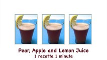 How to Make a Heear, Apple and Lemon Juice (HD)
