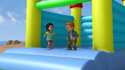 Sam le Pompier version français dessin animé - Le château gonflable