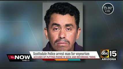 Police: Man used sock to hide phone recording girls in Scottsdale restroom